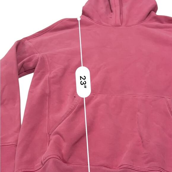 Athleta Girl RetroActive Oversized Hoodie pink Size XL 14 - Picture 6 of 7